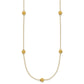 Polished Textured Beads 7-Station Necklace - WBC