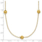Polished Textured Beads 7-Station Necklace - WBC