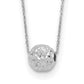 Polished Textured Bead Necklace - WBC