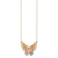 and with Rhodium Large Filigree Butterfly Necklace - WBC