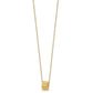 Rope Chain with Textured Barrel Bead Necklace Plus Extension - WBC