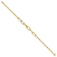 Polished Textured Fancy Link Bracelet - WBC