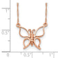 Polished Open Butterfly Necklace - WBC