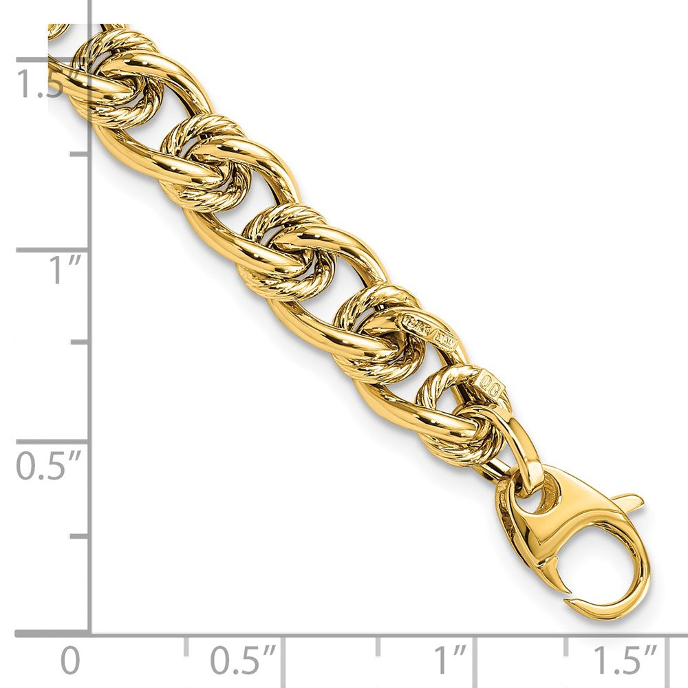 Polished Fancy Link Bracelet - WBC