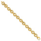 Polished Fancy Double Link Cable Bracelet - WBC