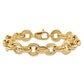 Polished Fancy Double Link Cable Bracelet - WBC
