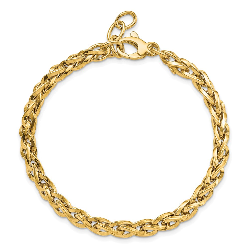 Polished Fancy Link Bracelet Plus Extender - WBC