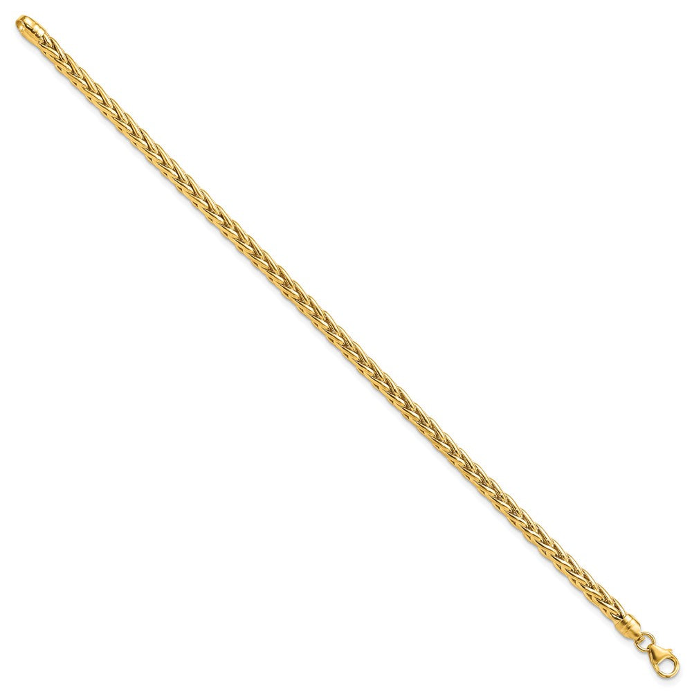 Polished Fancy Wheat Link Bracelet - WBC
