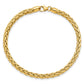 Polished Fancy Wheat Link Bracelet - WBC
