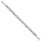 Polished and Textured Fancy Link 8in Bracelet - WBC