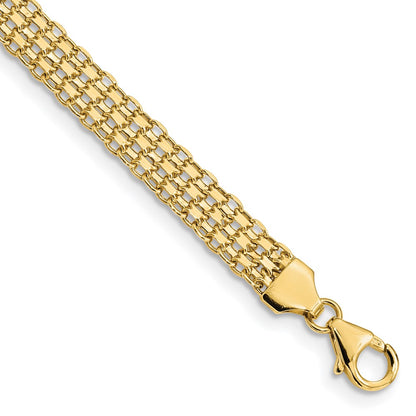 Polished Fancy Bismark Link Bracelet - WBC