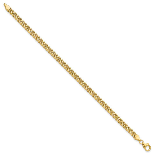 Polished Fancy Braided Link Bracelet - WBC