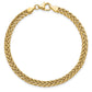 Polished Fancy Braided Link Bracelet - WBC