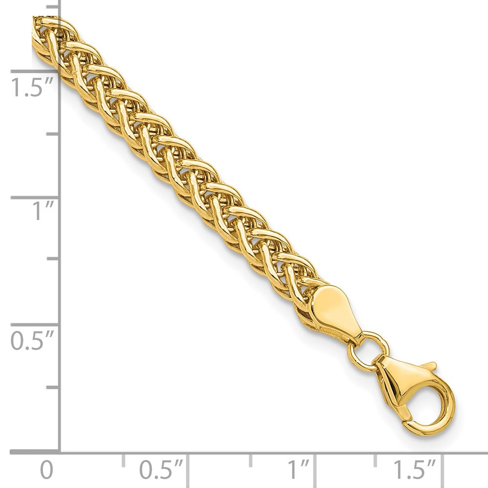 Polished Fancy Braided Link Bracelet - WBC