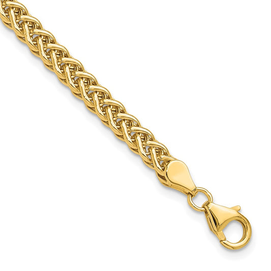 Polished Fancy Braided Link Bracelet - WBC