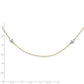 Two-tone Polished and Textured Circles Necklace - WBC
