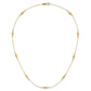 Polished and Diamond-cut Fancy Beaded Necklace - WBC