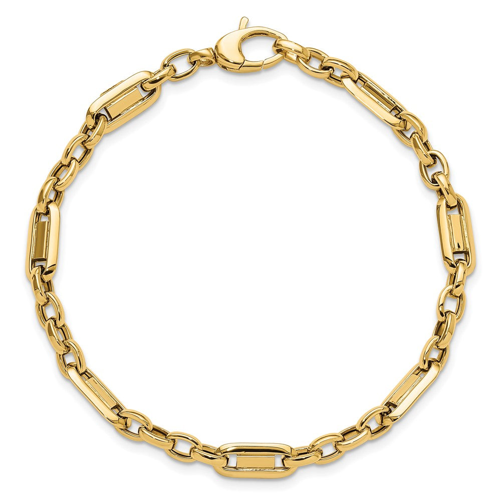 Polished Fancy Link Bracelet - WBC