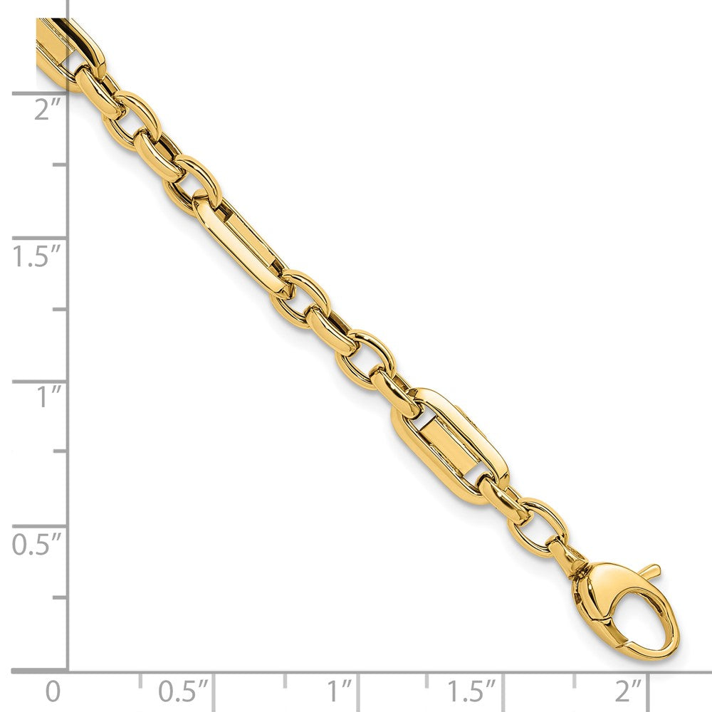 Polished Fancy Link Bracelet - WBC