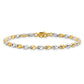 Two-tone Polished Fancy Link Bracelet - WBC