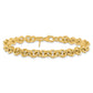 Polished Fancy Rolo Link Bracelet - WBC