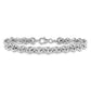 Polished Fancy Rolo Link Bracelet - WBC