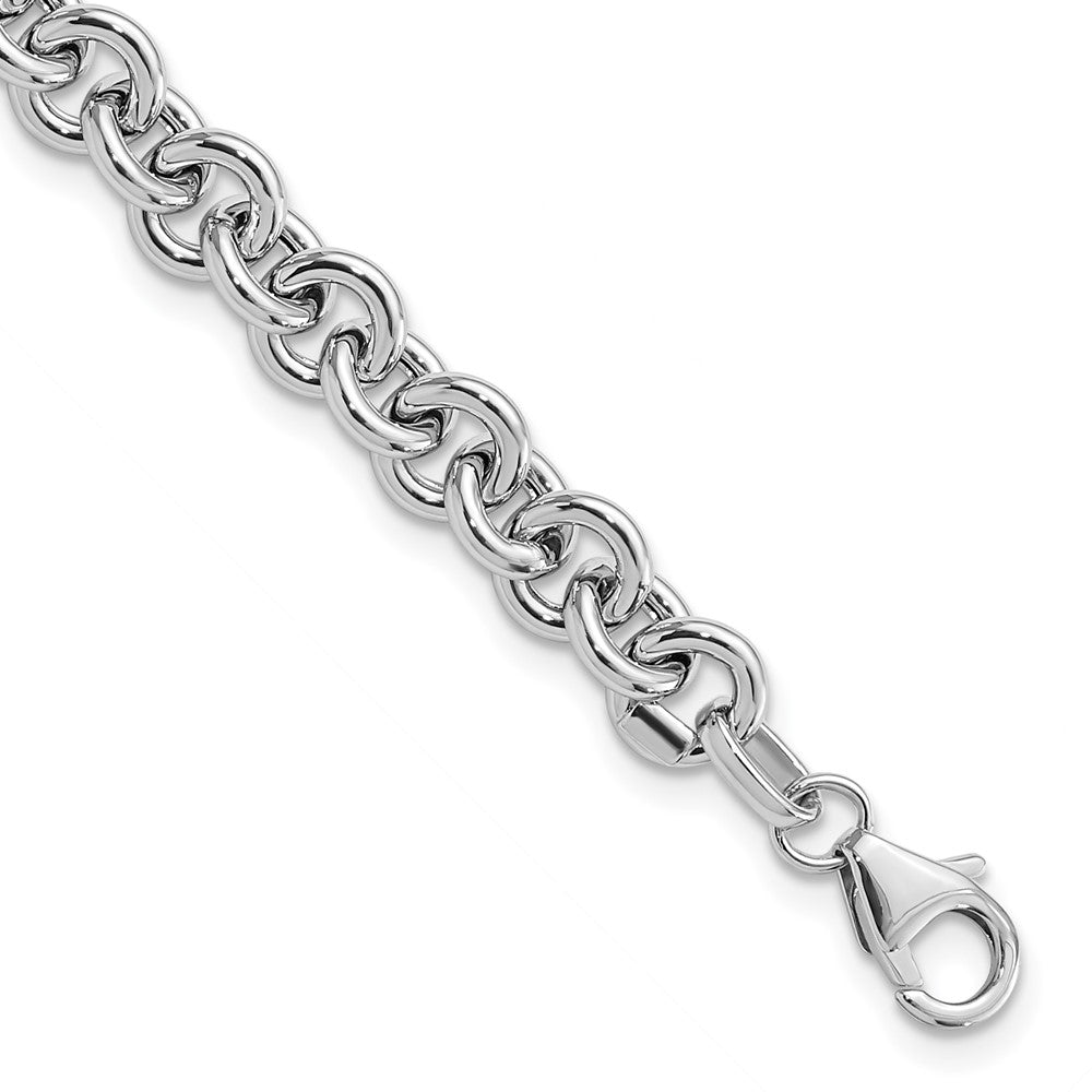 Polished Fancy Rolo Link Bracelet - WBC