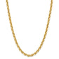 Polished Fancy Knife-edge Rolo Link Necklace - WBC