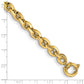 Polished Fancy Knife-edge Rolo Link Bracelet - WBC