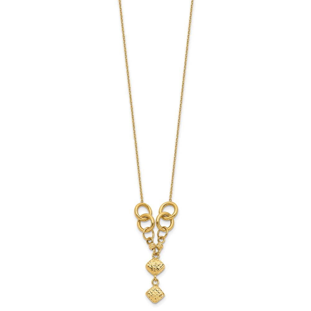 Polished & D/C w/2 in ext Necklace - WBC