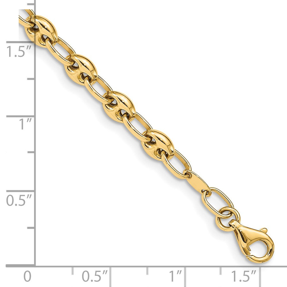 Polished Fancy Link Bracelet - WBC