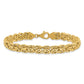 Polished Fancy Byzantine Link Bracelet - WBC