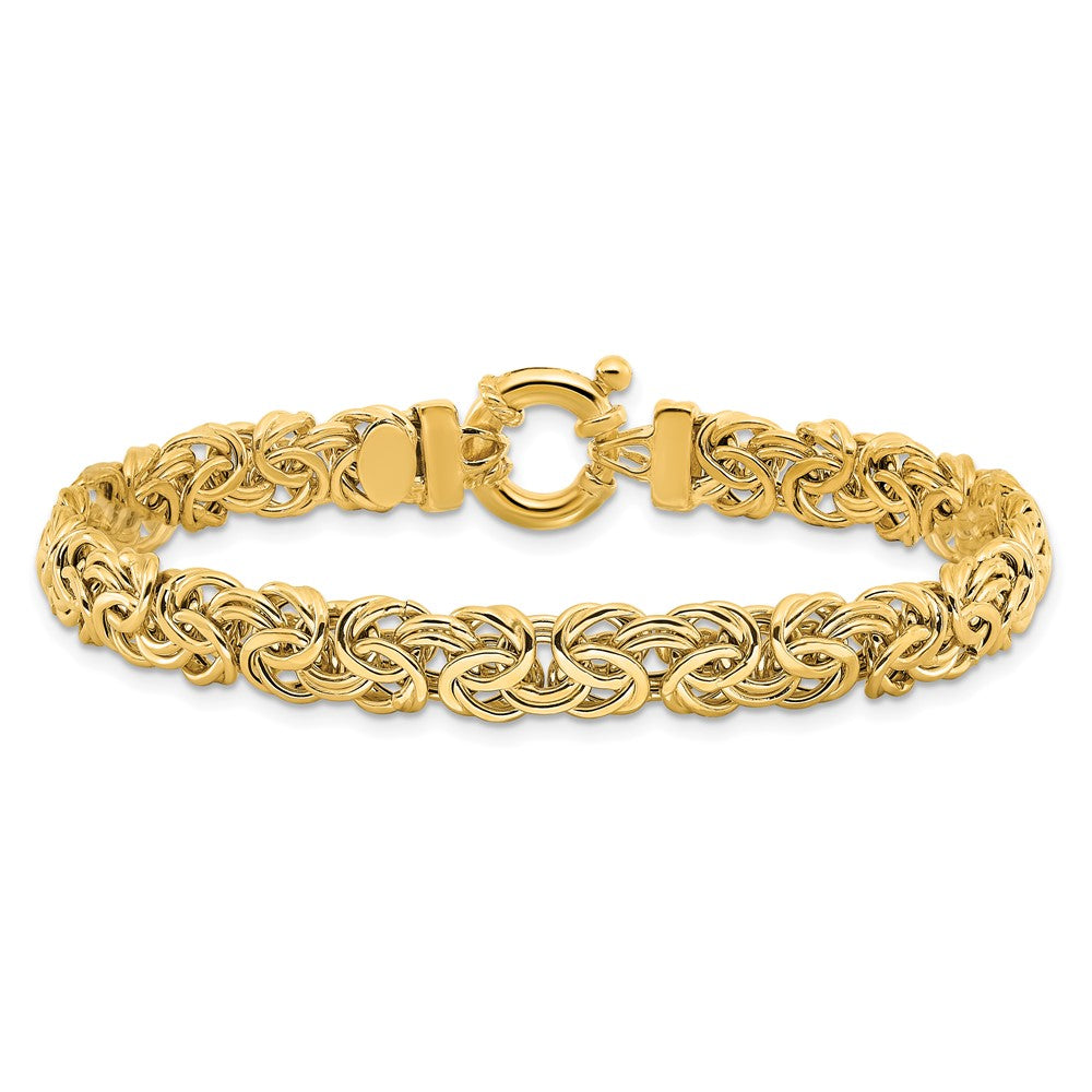 Fancy Flat Byzantine Bracelet - WBC