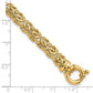Fancy Flat Byzantine Bracelet - WBC