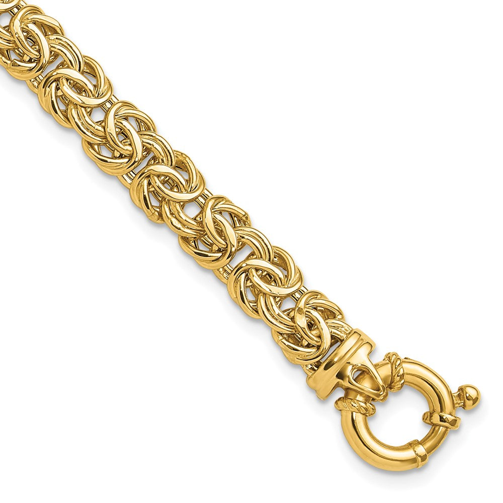 Fancy Flat Byzantine Bracelet - WBC