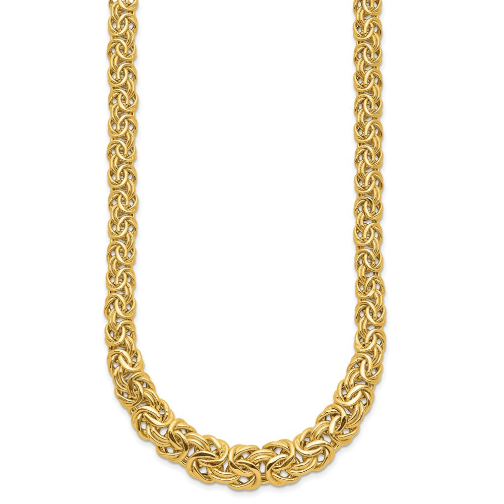 Fancy Graduated 7- Flat Byzantine Necklace - WBC