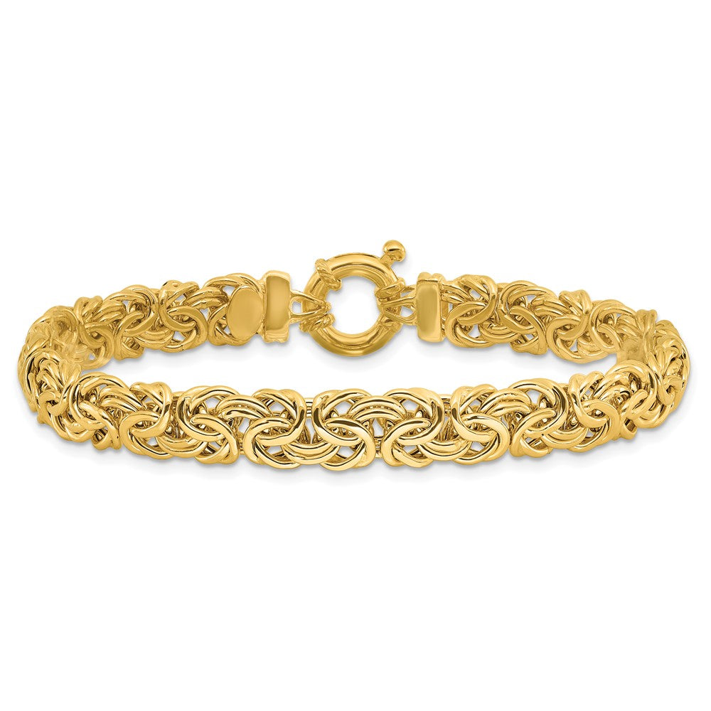 Fancy Flat Byzantine Bracelet - WBC