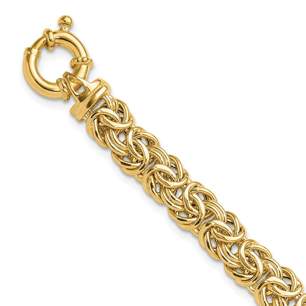 Fancy Flat Byzantine Bracelet - WBC