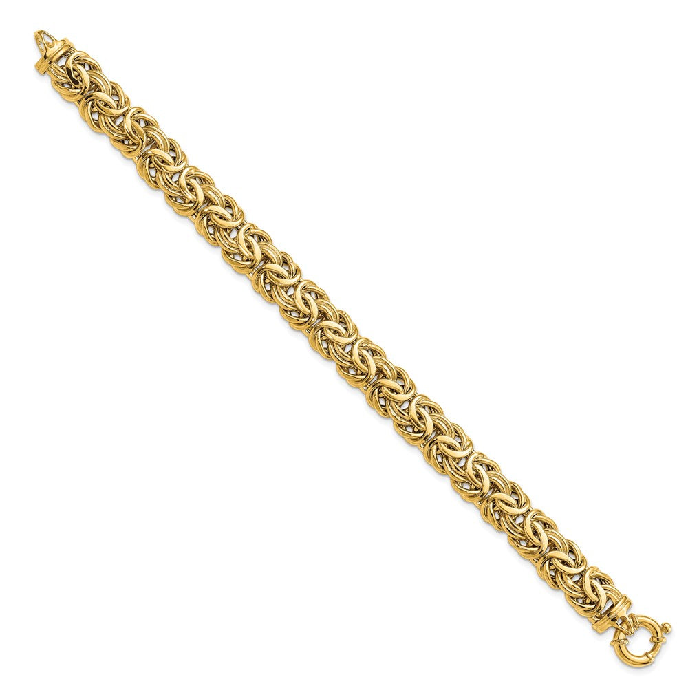 Fancy Flat Byzantine Bracelet - WBC