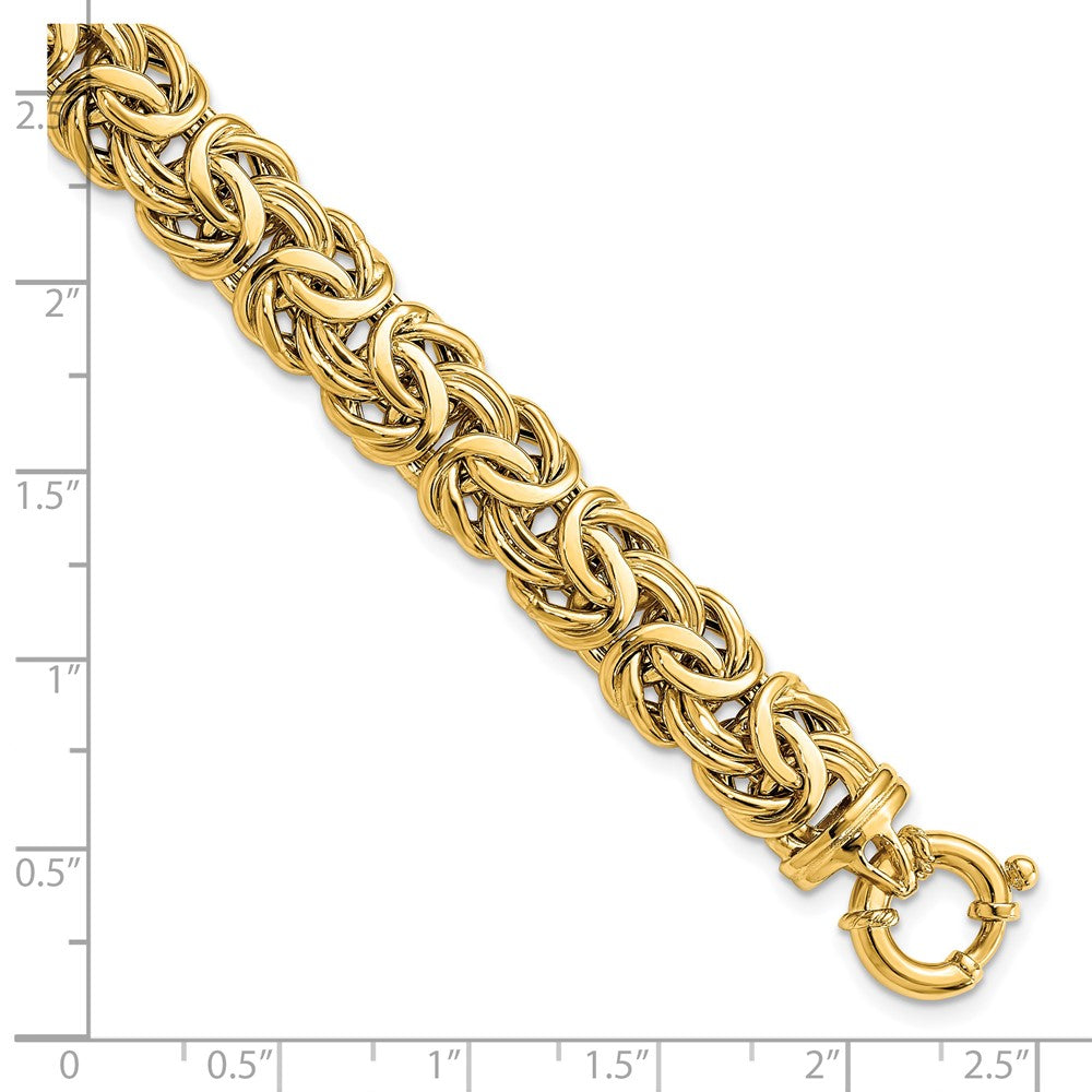 Fancy Flat Byzantine Bracelet - WBC