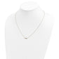 Diamond-Cut Star CZ with 2IN EXT Necklace - WBC