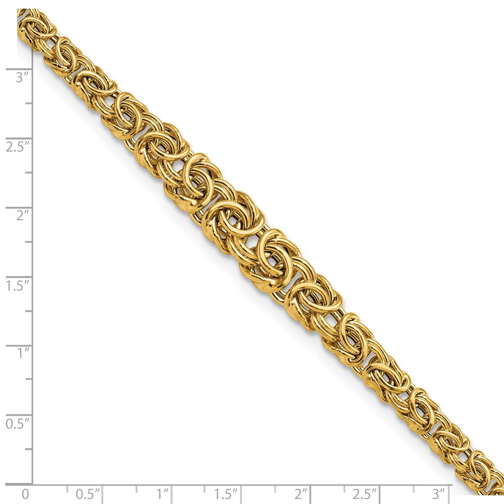 Graduated 7- Fancy Byzantine Bracelet - WBC