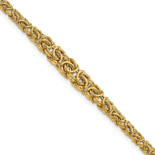 Graduated 7- Fancy Byzantine Bracelet - WBC