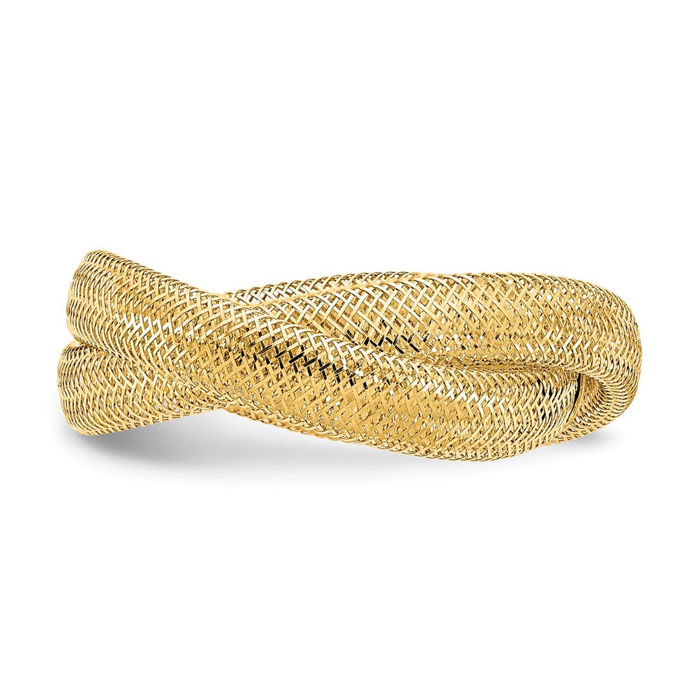 Twisted Woven Mesh Stretch Ring - WBC