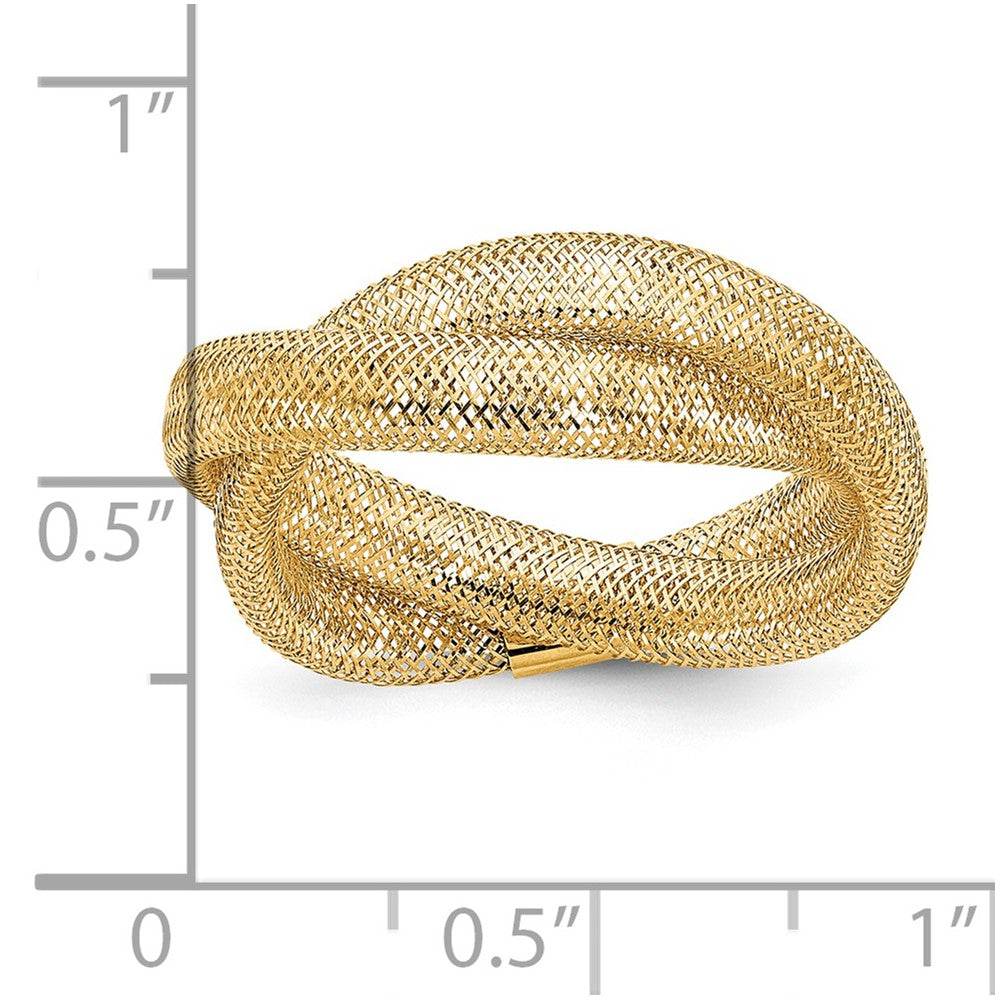 Twisted Woven Mesh Stretch Ring - WBC