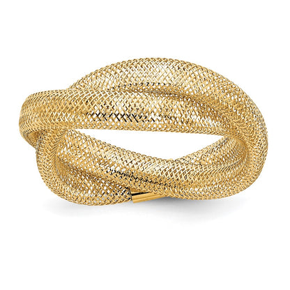Twisted Woven Mesh Stretch Ring - WBC