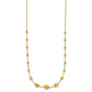 Polished Graduated Facet Beads Necklace - WBC