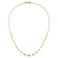 Polished Graduated Facet Beads Necklace - WBC