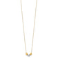 Two-tone Polished Laser-cut Beads Necklace - WBC