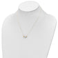 Two-tone Polished Laser-cut Beads Necklace - WBC